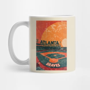 Midcentury Atlanta Braves Stadium Mug